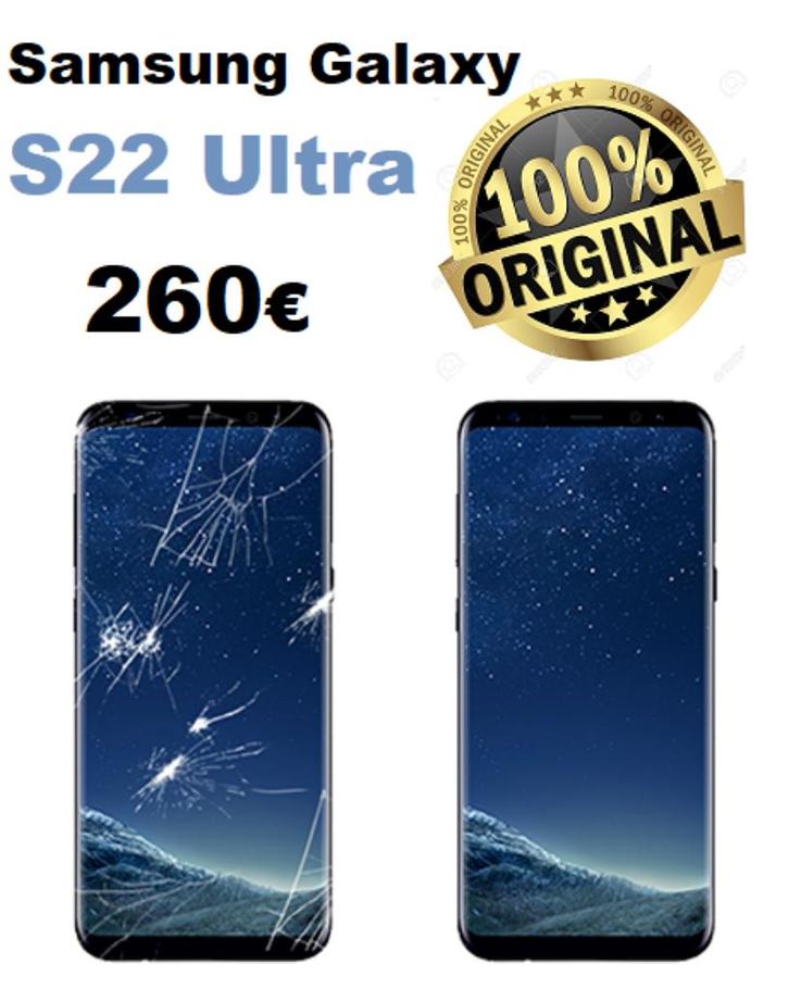Réparation écran Samsung Galaxy S22 Ultra pas cher Bruxelles, Telecommunicatie, Mobiele telefoons | Toebehoren en Onderdelen, Samsung