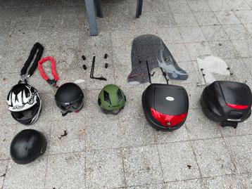 Veel scooter accessoires, Sloten, windscherm, bagagedrager beschikbaar voor biedingen