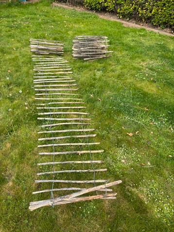 2 rollen afsluiting kastenjehout (2x5m 70 hoog) beschikbaar voor biedingen