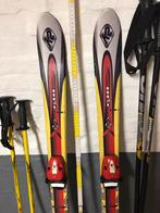Een paar ski’s en stokken, Ski, 100 à 140 cm, Enlèvement, Utilisé