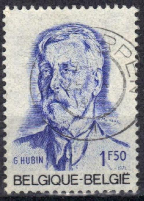 Belgie 1971 - Yvert/OBP 1591 - Georges Hubin (ST), Postzegels en Munten, Postzegels | Europa | België, Gestempeld, Gestempeld