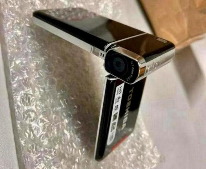 Toshiba Camileo S20 Zwart 1080p HD 5mp camera - zonder accu, Audio, Tv en Foto, Videocamera's Digitaal, Toshiba, Ingebouwde lamp