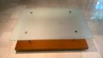 Vintage design salontafel, Huis en Inrichting, Tafels | Salontafels, Ophalen, Zo goed als nieuw, Glas