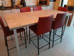 Hoge tafel met 6 stoelen, Huis en Inrichting, Ophalen