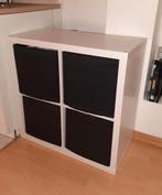 IKEA plank met 4 vakken, wit, 77x77 cm, Ophalen, Zo goed als nieuw