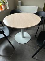 Table à manger ronde beige, Maison & Meubles, Tables | Tables à manger, Neuf, Quatre personnes, Rond, 100 à 150 cm