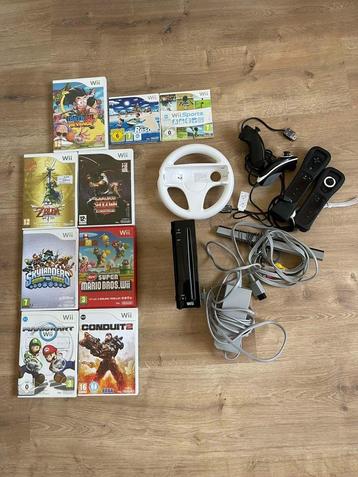 Nintendo Wii Bundel met 9 Topgames – Mario, Zelda, Dragon B beschikbaar voor biedingen