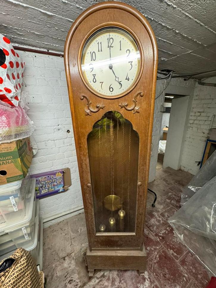 Kienzle staande wandklok Westminster speelwerk (3 tonen!), Antiek en Kunst, Antiek | Klokken, Ophalen