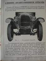 Citroën 10 CV B2 1925 Notice d'entretien des freins roues AV, Envoi