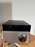 Sterio radio met C D merk (  sony)+ 4 boxen zie afbeelding, Ophalen, Zo goed als nieuw, Radio, Met cd-speler