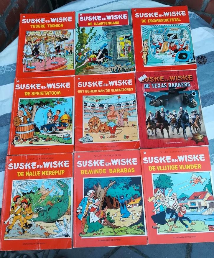 Strips Suske en Wiske + Suske en Wiske Plus + Vakantieboeken, Boeken, Stripverhalen, Gelezen, Meerdere stripboeken, Ophalen of Verzenden