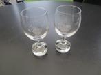 2 glaasjes op voet "Nespresso", Ophalen, Glas of Glazen, Nieuw, Glas
