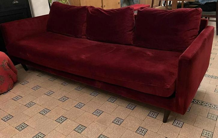 Canapé Maison du Monde, Huis en Inrichting, Zetels | Zetels, Gebruikt, Hout, Ophalen