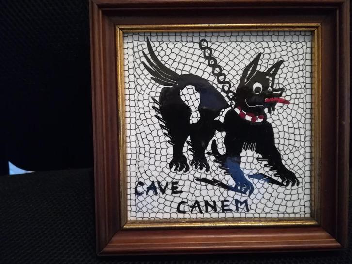 Twee decoratieve wandtegels, Antiek en Kunst, Curiosa en Brocante, Ophalen