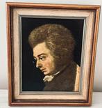 Cadre vintage »Mozart au piano» de Joseph Lange, Antiquités & Art