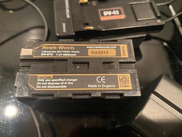 Hawk-Woods DV DVF NP-F Sony batterijset NIEUW beschikbaar voor biedingen