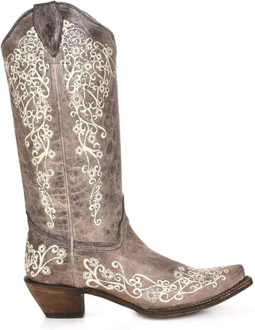 Cowboy boots Corral -Women's Floral Borduur maat EU 39, Kleding | Dames, Schoenen, Zo goed als nieuw, Hoge laarzen, Bruin, Ophalen of Verzenden