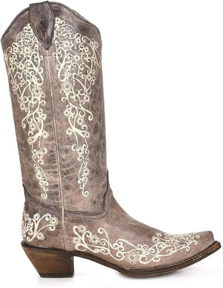 Cowboy boots Corral -Women's Floral Borduur maat EU 39, Kleding | Dames, Schoenen, Zo goed als nieuw, Hoge laarzen, Bruin, Ophalen of Verzenden