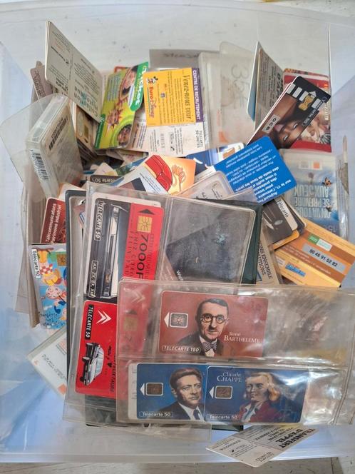 Meer dan 15 kg telekaarten voor telefooncellen., Verzamelen, Complete verzamelingen en Collecties, Ophalen of Verzenden