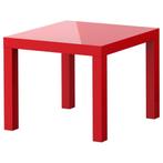 IKEA rood bijzettafel, koffietafel., Maison & Meubles, Tables | Tables d'appoint, Enlèvement, Utilisé