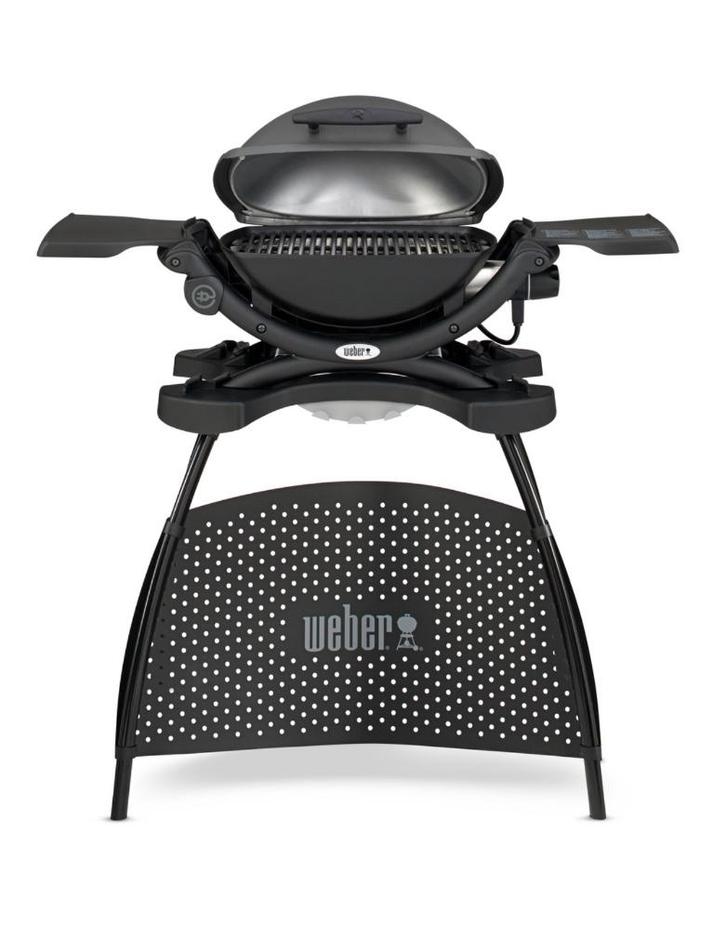 Weber q100 gas bbq met zijtafels en onderstel, Tuin en Terras, Gasbarbecues, Gebruikt, Ophalen