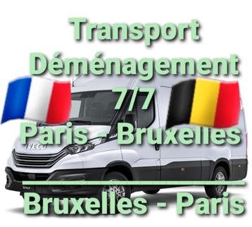 Livraison transport Déménagement Paris <> Bruxelles 7/7