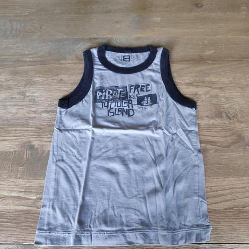 Khaki mouwloze t-shirt Gymp, Kinderen en Baby's, Kinderkleding | Maat 128, Zo goed als nieuw, Jongen, Ophalen of Verzenden