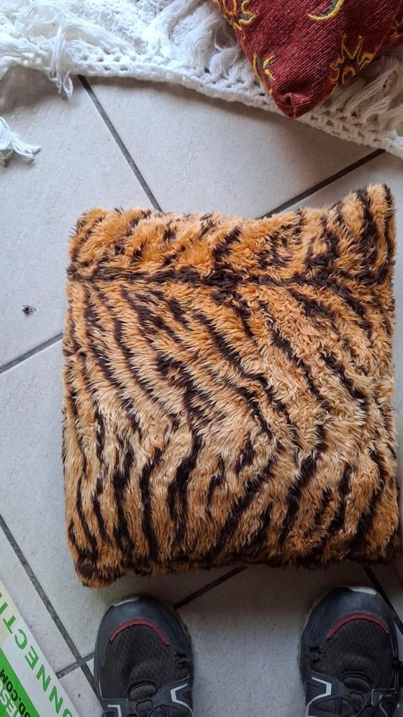 Coussin 40x40 avec imprimé tigre, Enlèvement