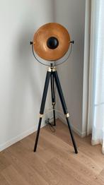 Vloerlamp fotografie,Covaleda EGLO E27 zwartgoud, Huis en Inrichting, Lampen | Vloerlampen, Ophalen, Nieuw, Metaal, 150 tot 200 cm