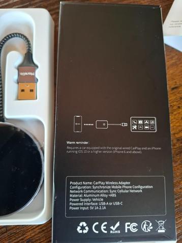 carplay wireless beschikbaar voor biedingen