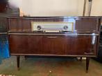 Console radio/platine vinyle vintage – meuble rétro des anné, Ophalen