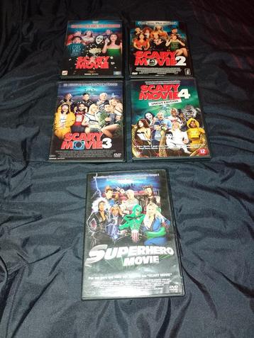 Te koop op dvd de complete Scary Movie  beschikbaar voor biedingen