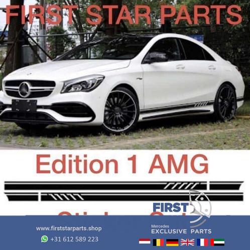 Edition 1 AMG Sticker Set Mercedes W176 A Klasse W117 CLA 45, Auto diversen, Tuning en Styling, Ophalen of Verzenden