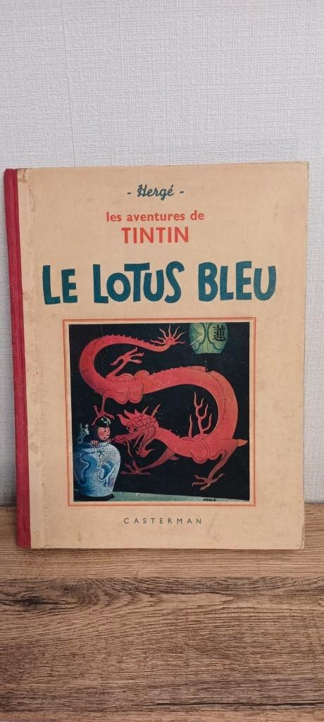 tintin le lotus bleu 1939, Boeken, Stripverhalen, Gelezen, Verzenden