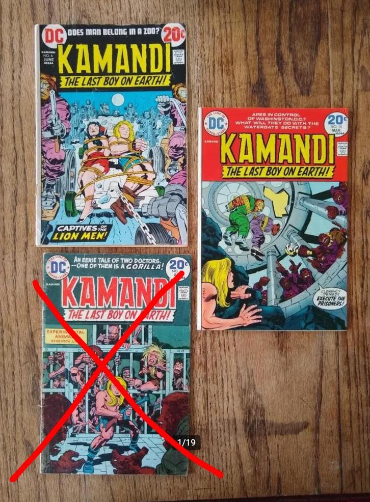 Jack Kirby's Kamandi #6, #15 DC Comics, Livres, BD | Comics, Utilisé, Plusieurs comics, Amérique, Enlèvement ou Envoi