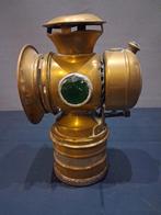 ancienne lampe de vélo Carbeur en cuivre., Enlèvement ou Envoi