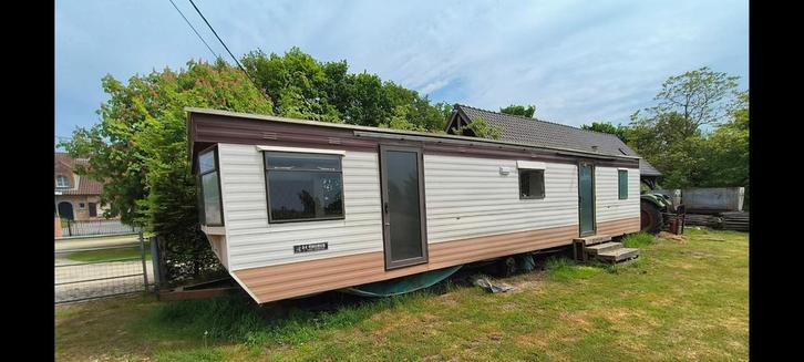 Stacaravan 11m x 3.5m, Caravans en Kamperen, Stacaravans, Ophalen