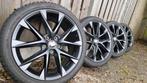 Seat Leon Cupra 18 Inch Velgen Zwart Origineel Dunlop Winter, Ophalen, 18 inch, Gebruikt, Banden en Velgen
