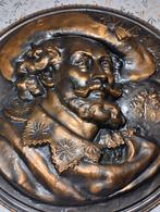 Koperen plaat Pieter Paul Rubens,  doorsnede:68 cm diameter., Antiek en Kunst, Ophalen