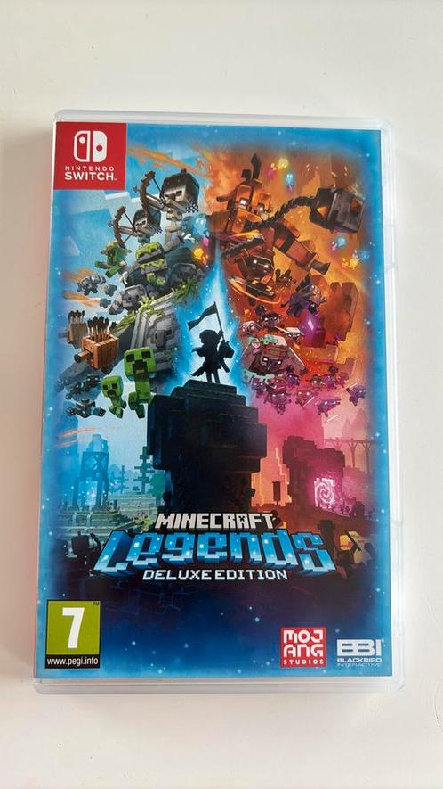 Minecraft Legends Deluxe Edition met ongebruikte code, Games en Spelcomputers, Games | Nintendo Switch, Zo goed als nieuw, Overige genres