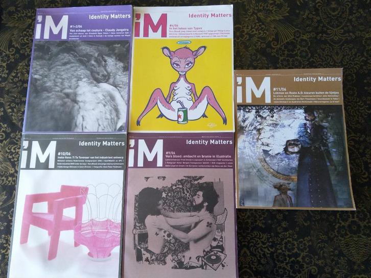 Identity Matters tijdschriften, Boeken, Kunst en Cultuur | Beeldend, Zo goed als nieuw, Grafische vormgeving, Ophalen of Verzenden
