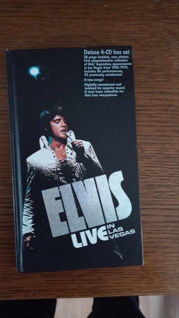 Elvis, live in Las Vegas, 4 cdbox in prima staat.  beschikbaar voor biedingen