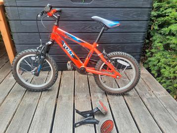 Stoere kleurrijke kinderfiets 16 inch. beschikbaar voor biedingen