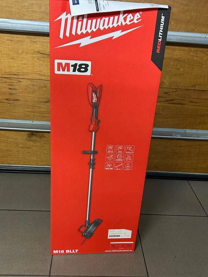 Grastrimmer Milwaukee M18 BLLT-0 18V zonder accu +faktuur, Tuin en Terras, Grastrimmers, Nieuw, Accu, Ophalen