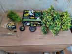 Schuilgrotten, waterbakken, clamp lamp, meters, nep planten, Ophalen, Zo goed als nieuw