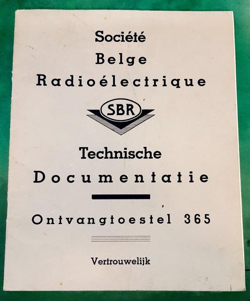 TE KOOP: service & gebruik SBR 338 - 383, Antiek en Kunst, Antiek | Tv's en Audio, Ophalen of Verzenden
