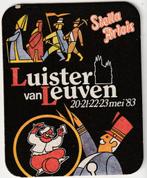 BIERK. STELLA ARTOIS   LUISTER van LEUVEN ''83, Collections, Marques de bière, Sous-bock, Stella Artois, Envoi, Neuf