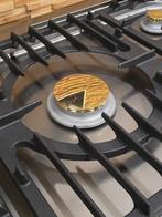 🔥 Poêle Lacanche de luxe 100 cm noir+laiton 5 brûleurs, Comme neuf, 5 zones de cuisson ou plus, Classe énergétique A ou plus économe