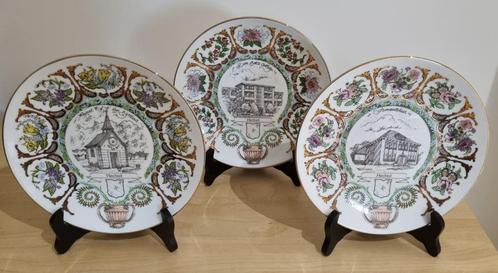 3 prachtige limoge borden van Hechtel, Antiquités & Art, Antiquités | Porcelaine, Enlèvement