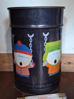 Metalen ton met deksel Southpark 45H 30diameter, Verzamelen, Blikken, Ophalen of Verzenden, Gebruikt